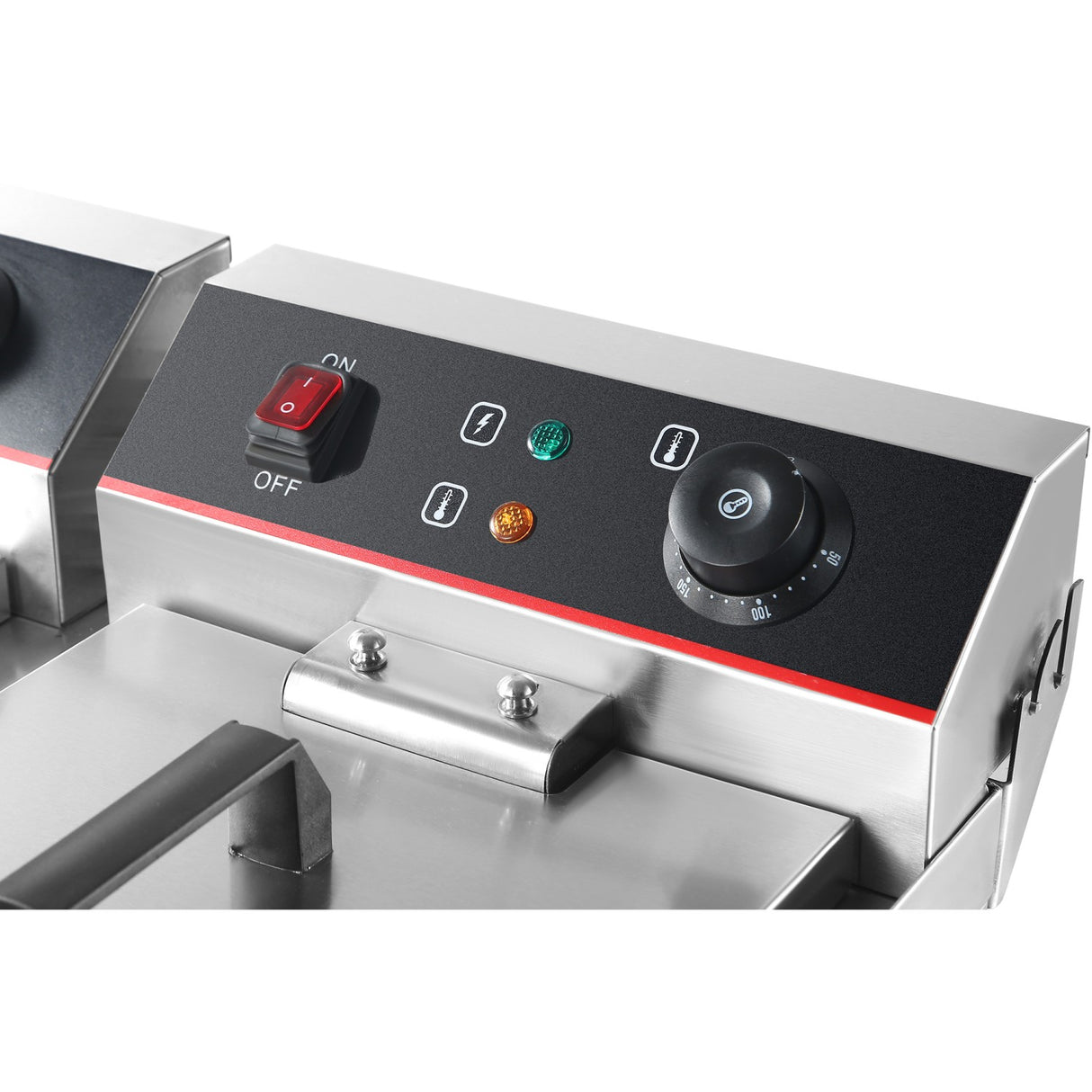 Commercial Fryer Double Electric 2x13 Litre 6k W Countertop | Hef132 V