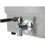 Commercial Fryer Double Electric 2x16 Litre 10k W Countertop Drainage Tap | Hef162 V