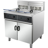 Commercial Fryer Double Electric 2x30 litre 20kW Free standing |  HEF262