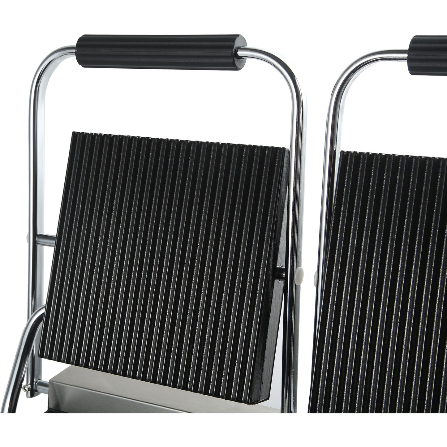 Heavy Duty Twin Panini Contact grill Ribbed 3.6kW Dual Zone |  HEG813