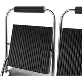 Heavy Duty Twin Panini Contact Grill Ribbed 3.6k W Dual Zone |  Heg813