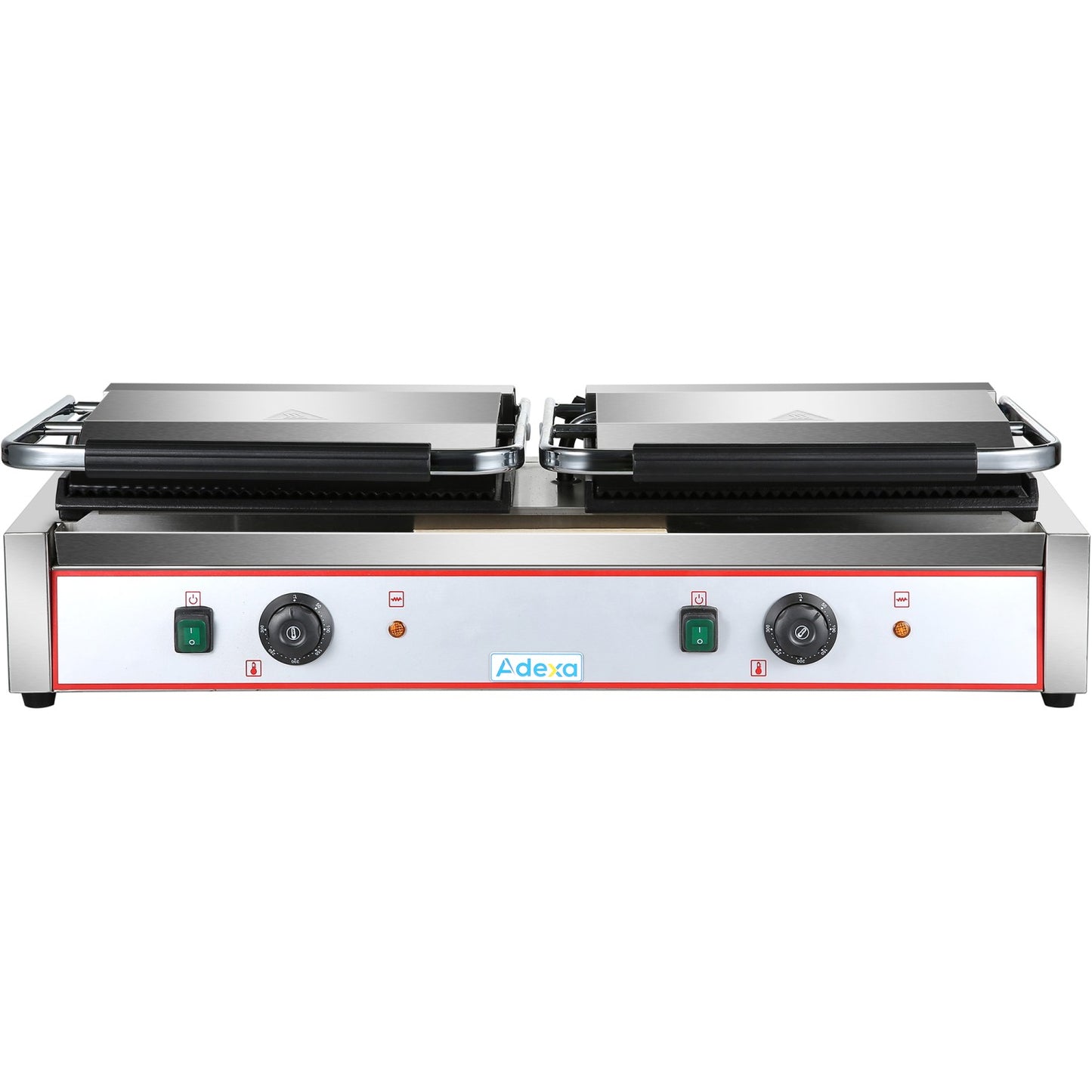 Heavy Duty Twin XL Panini Contact grill Ribbed/Smooth 4.4kW Dual Zone |  HEG813EA