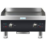 Commercial Griddle Smooth 610x620x360mm 8kW Electric |  HEG824