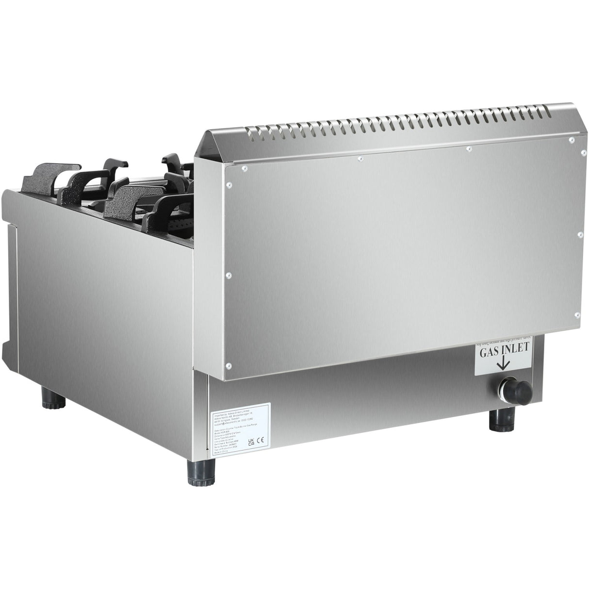 Commercial Gas Boiling Top 4 Burners 14.2k W | Hgr605