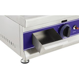 Commercial Gas Griddle Smooth 4 zone 12kW Table top |  HGT1100