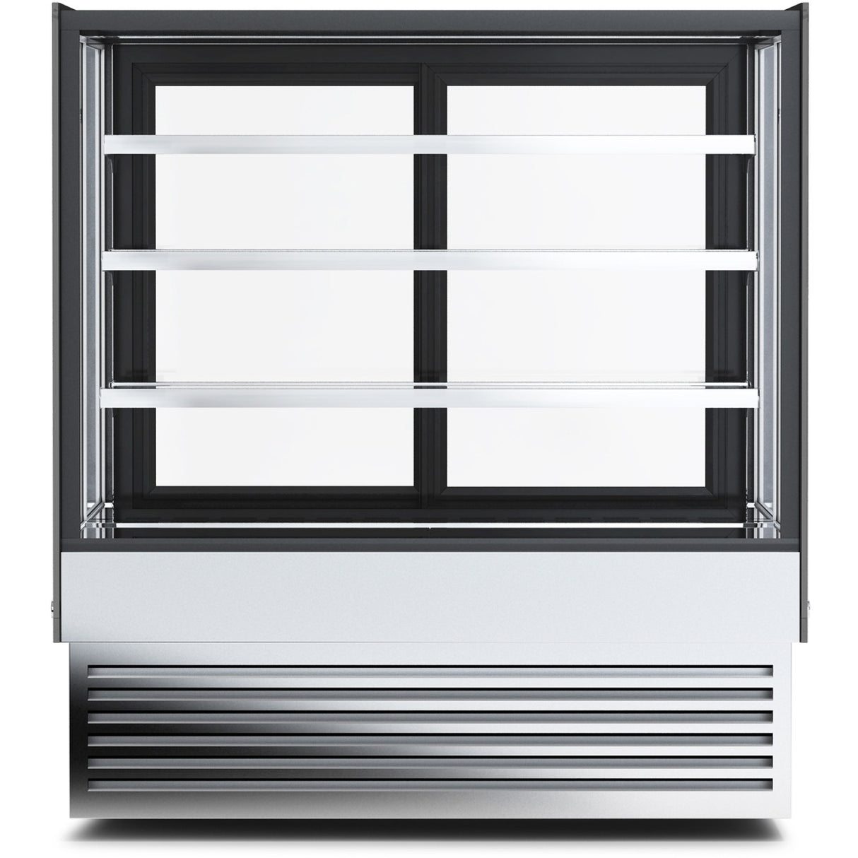 Display Merchandiser Fridge 630 litres 3 shelves Black & Stainless steel |  HL1500B3