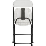 Folding Chair White Plastic |  Hqb53