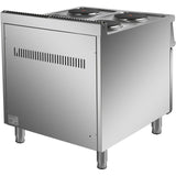 Commercial Electric Cooker 4 Burners With Cabinet Base 10.4k W 900mm Depth |  Hrq912