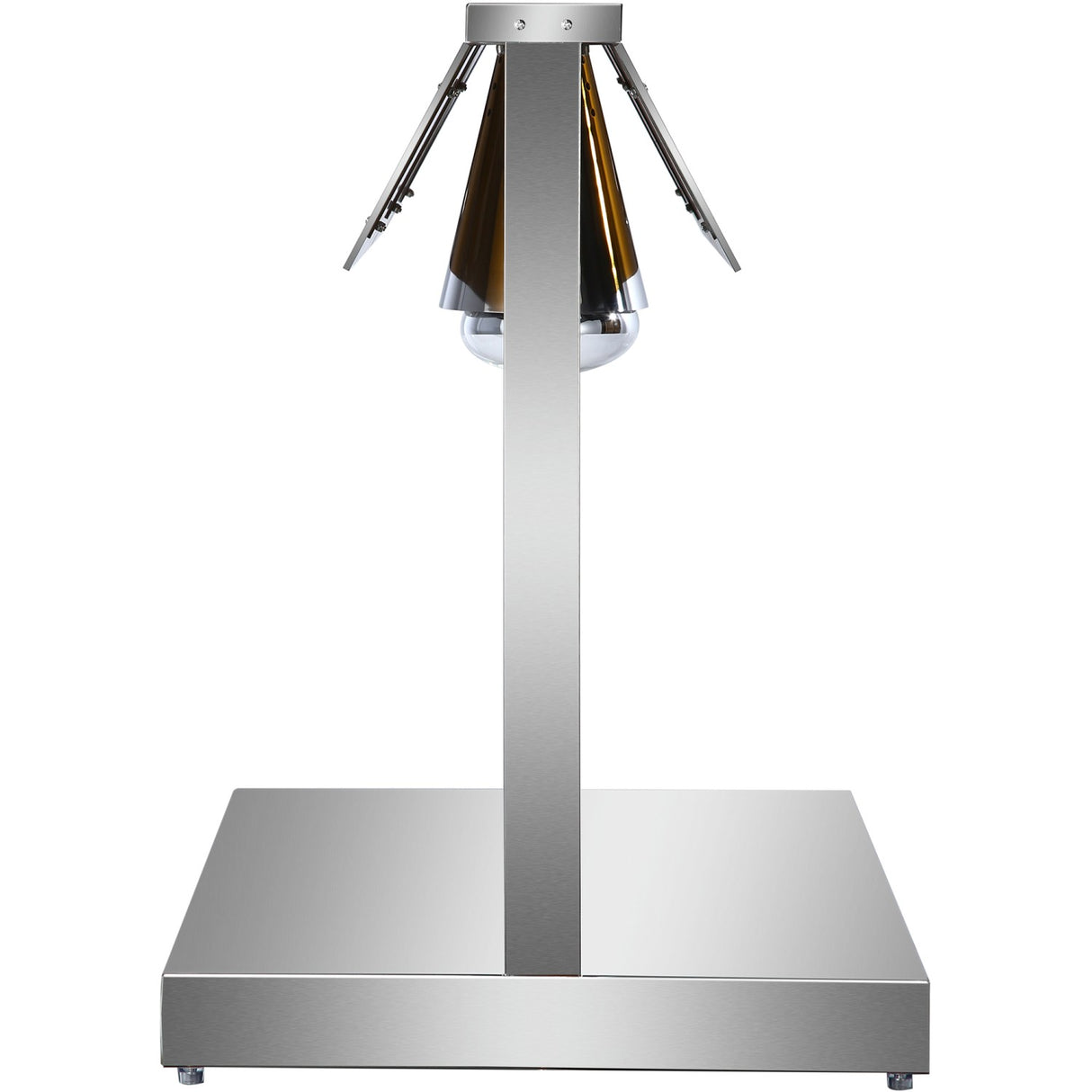 Buffet Food Warmer With Gantry Stainless Steel Warming Plate 2 Infrared Lamps Sneeze Guards 2x Gn1/1 | Htc2 Fa