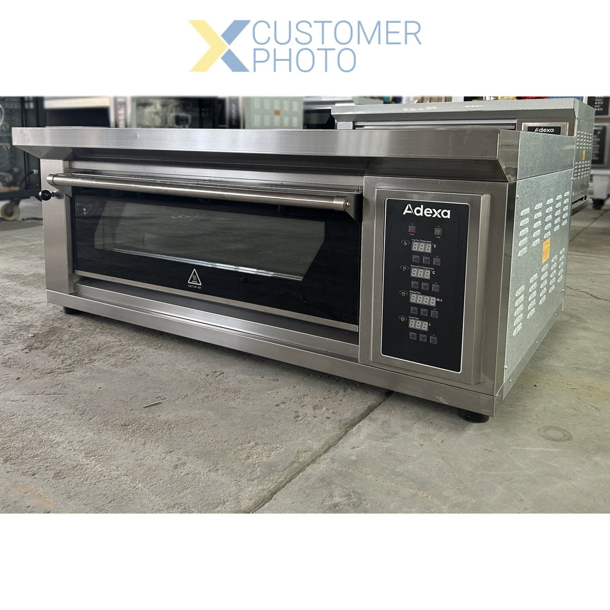 Bakery oven Electric 1 chamber 2 x 400x600mm trays 400°C Digital controls 6.6kW 220V |  HTD20KI