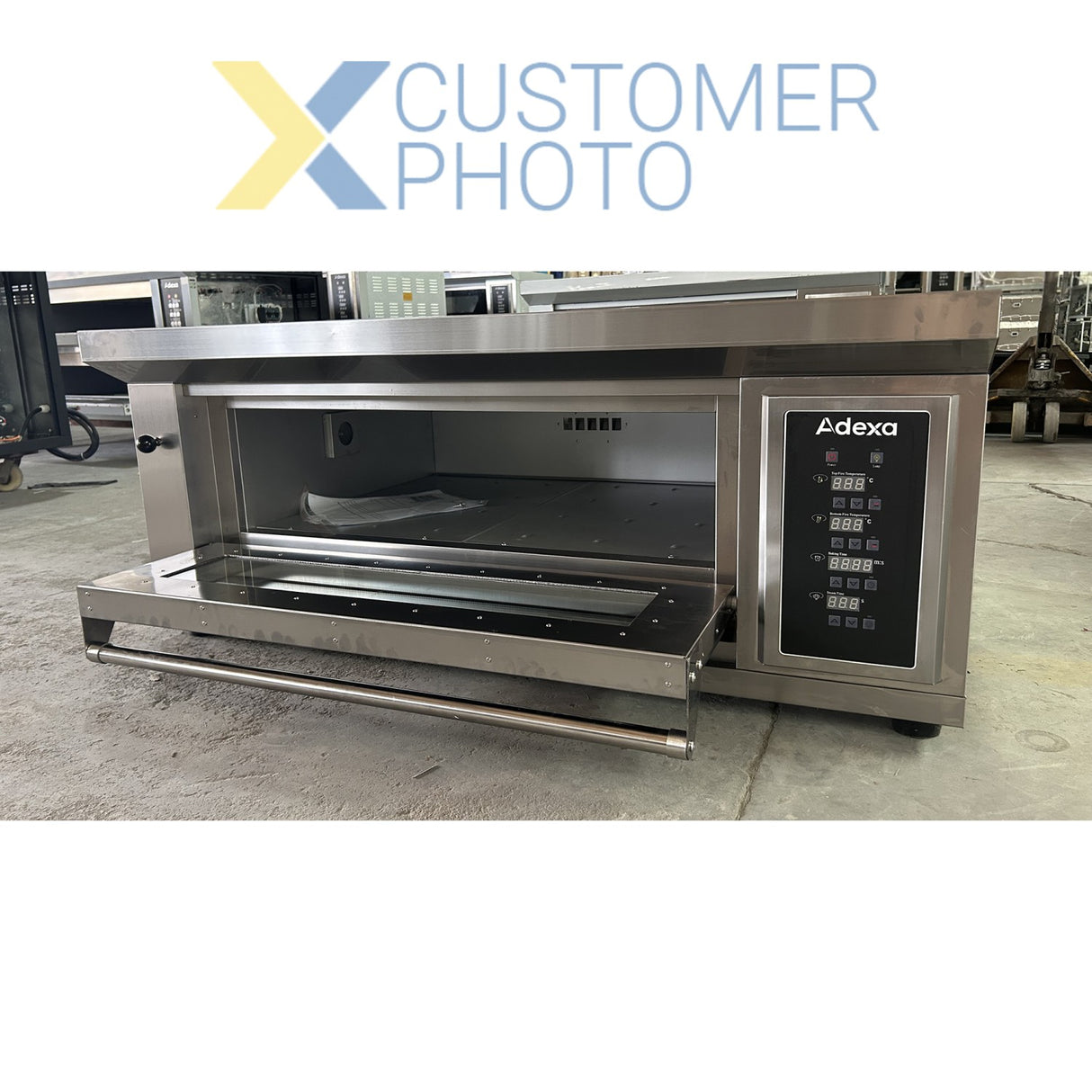 Bakery oven Electric 1 chamber 2 x 400x600mm trays 400°C Digital controls 6.6kW 220V |  HTD20KI