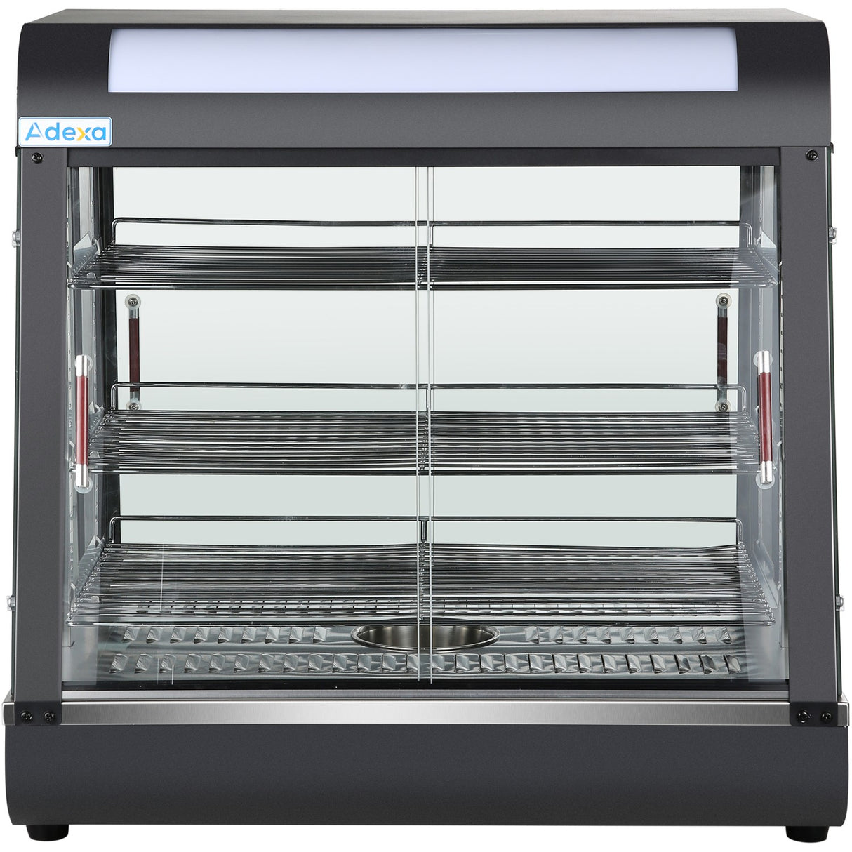 Commercial Heated Showcase Food Warmer 660mm Width Countertop |  Hw601