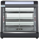 Commercial Heated Showcase Food Warmer 660mm Width Countertop |  Hw601
