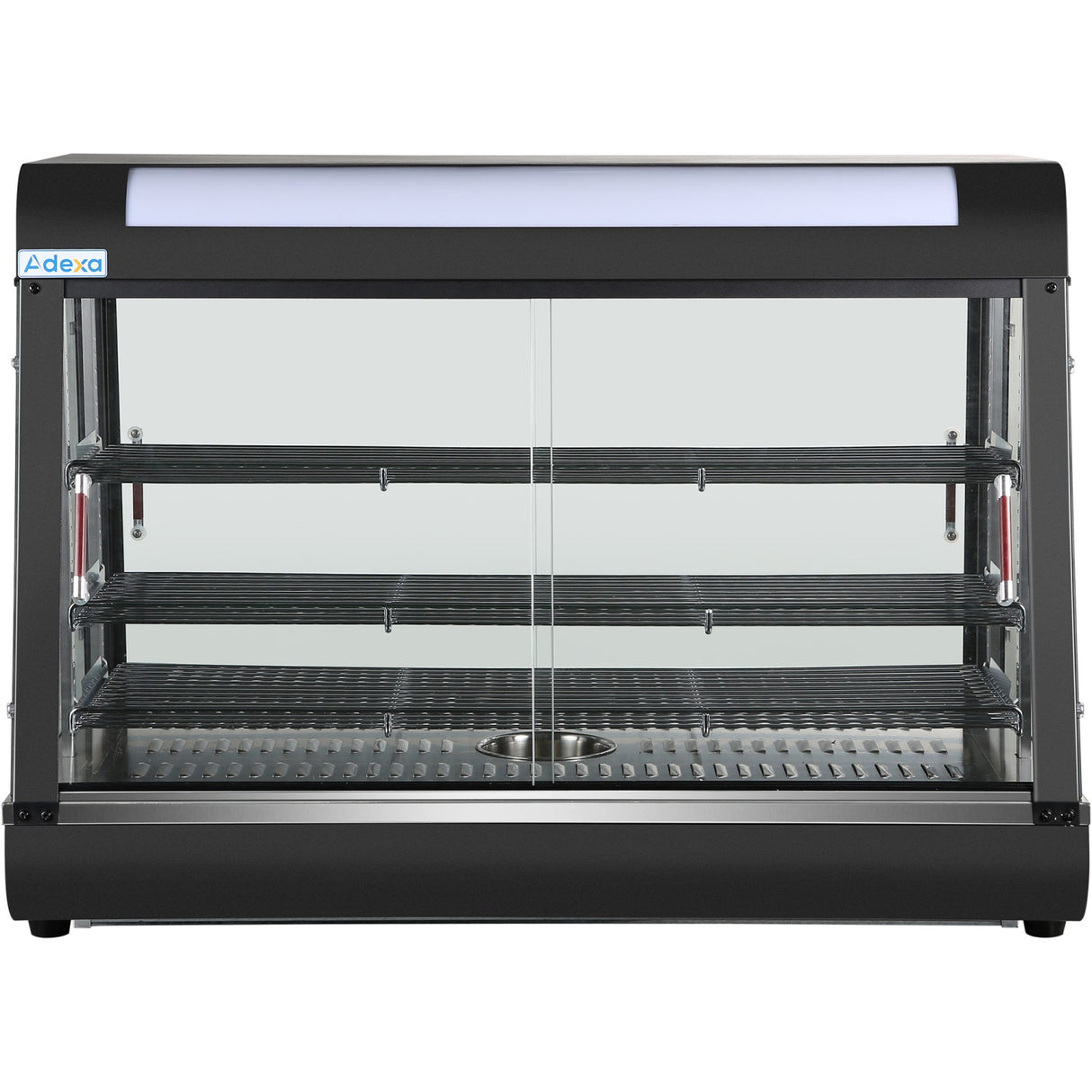 Commercial Heated showcase food warmer 900mm Width Countertop |  HW602