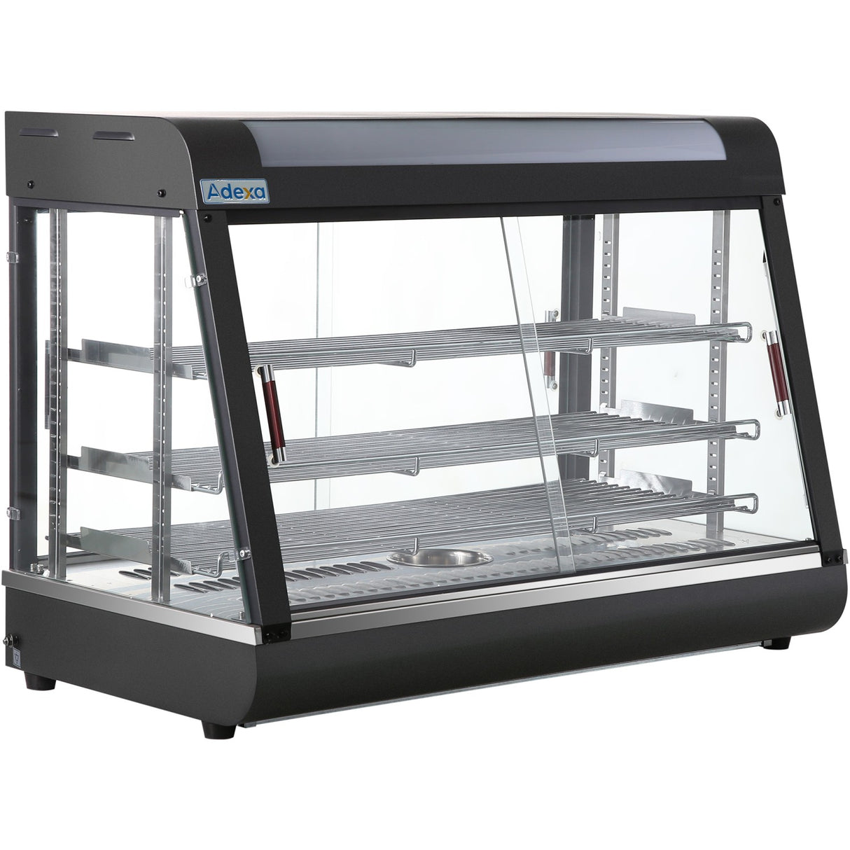 Commercial Heated Showcase Food Warmer 900mm Width Countertop |  Hw602