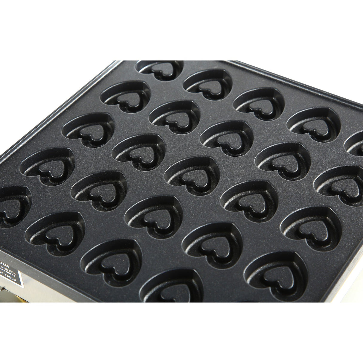 Commercial Heart Shaped Mini Pancake Maker / Muffin Maker 25 Holes |  Hx2240 A