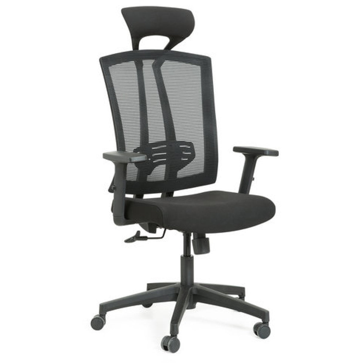 Mesh Office Chair With Headrest Black |  Hy632