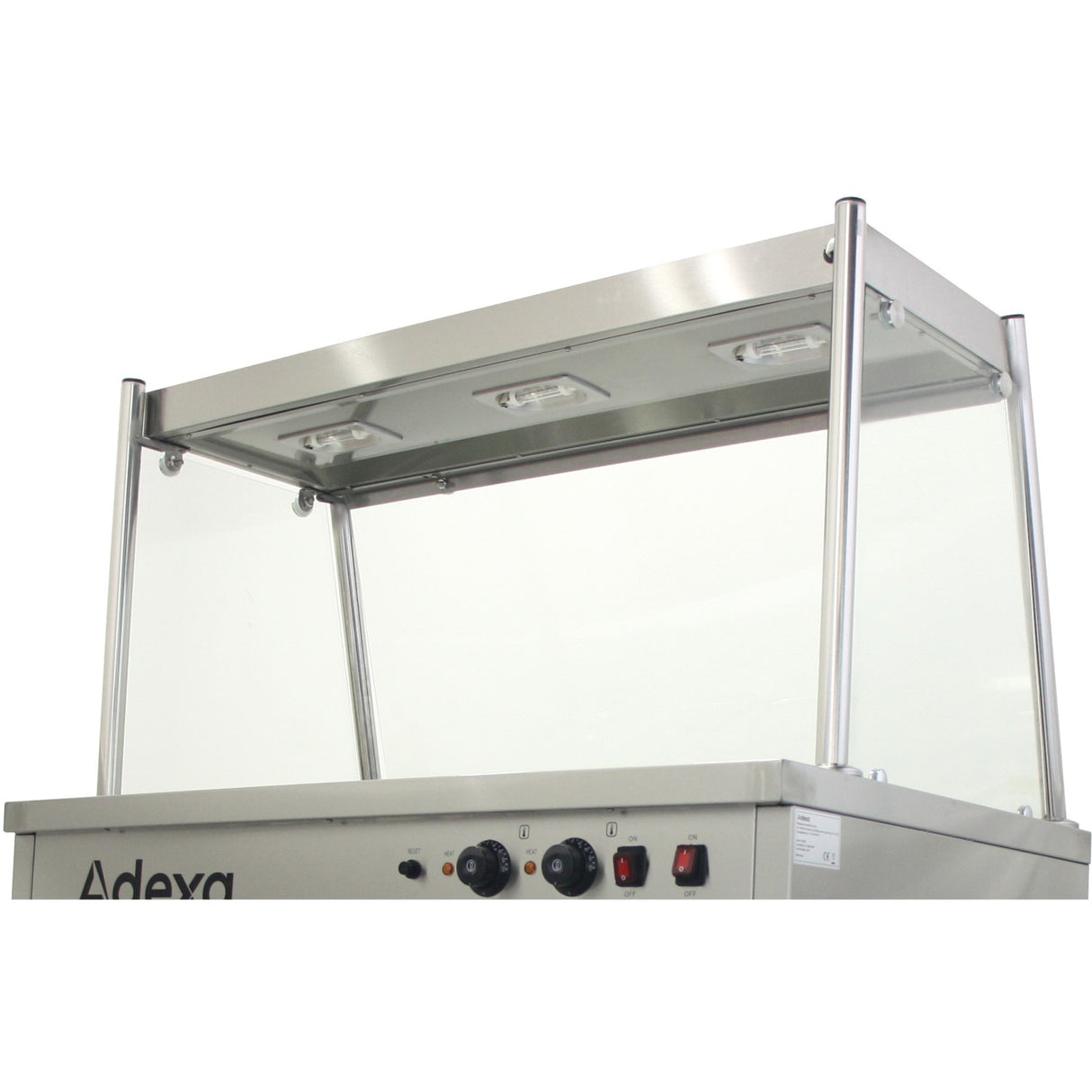 Mobile Food Service Counter With Bain Marie Top And Hot Cupboard |  Hyh3 Ws