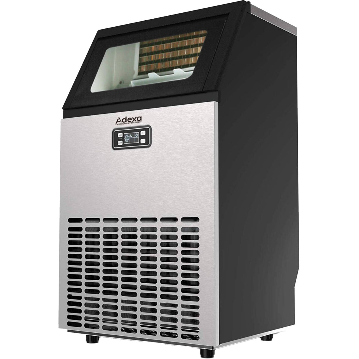 Commercial Ice Machine Countertop 45kg/24h 10kg Bin 388x370x798mm | Hzb45 A