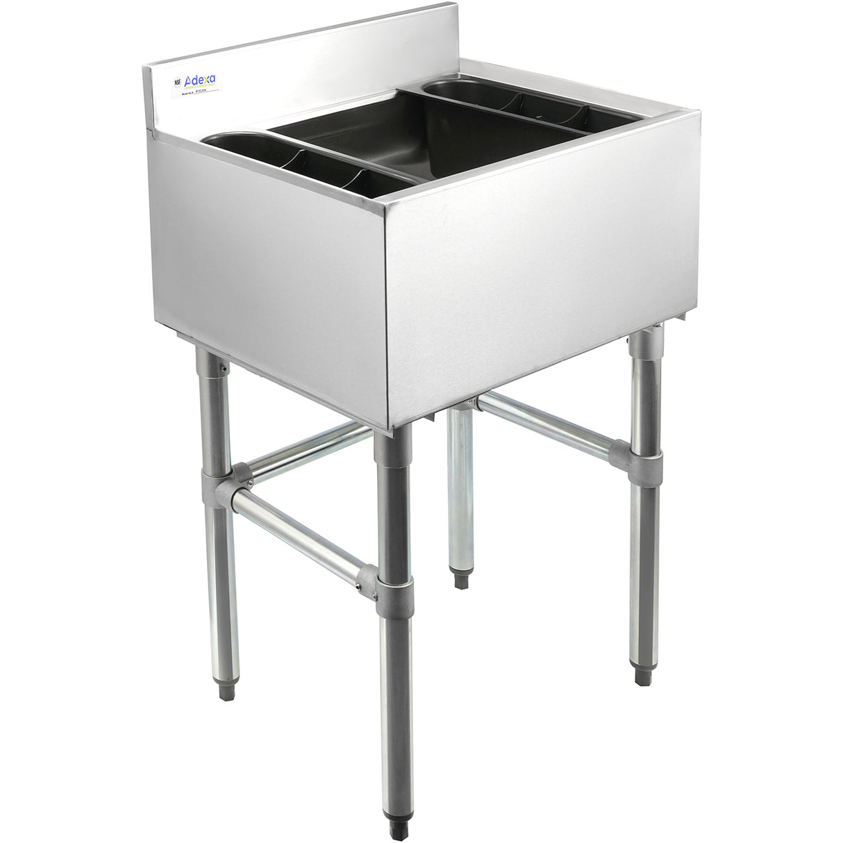 Commercial Ice Bin Underbar Splashback Stainless Steel |  Ib183008