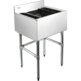 Commercial Ice Bin Underbar Splashback Stainless Steel |  Ib181808