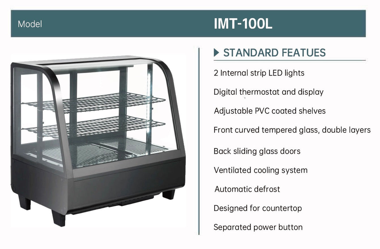 251005 - Countertop Display Cooler - 100L