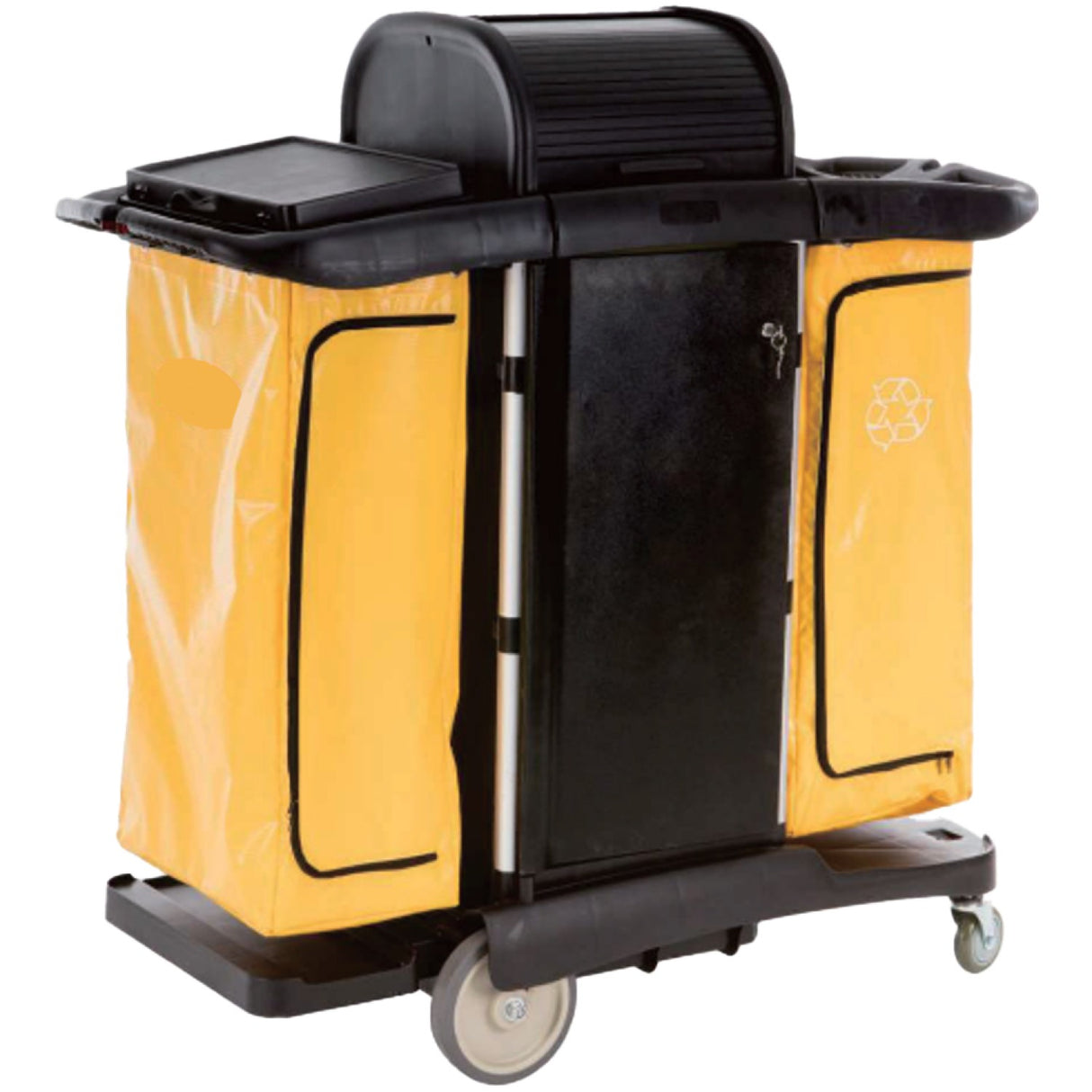 Professional Janitor High Capacity Medical Cleaning Cart 1300×575×1320mm | Jwccms
