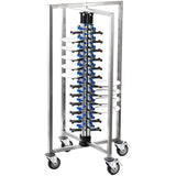 Commercial 48 Plate Mobile Plate Rack 730x730x1260mm | Jwdc48