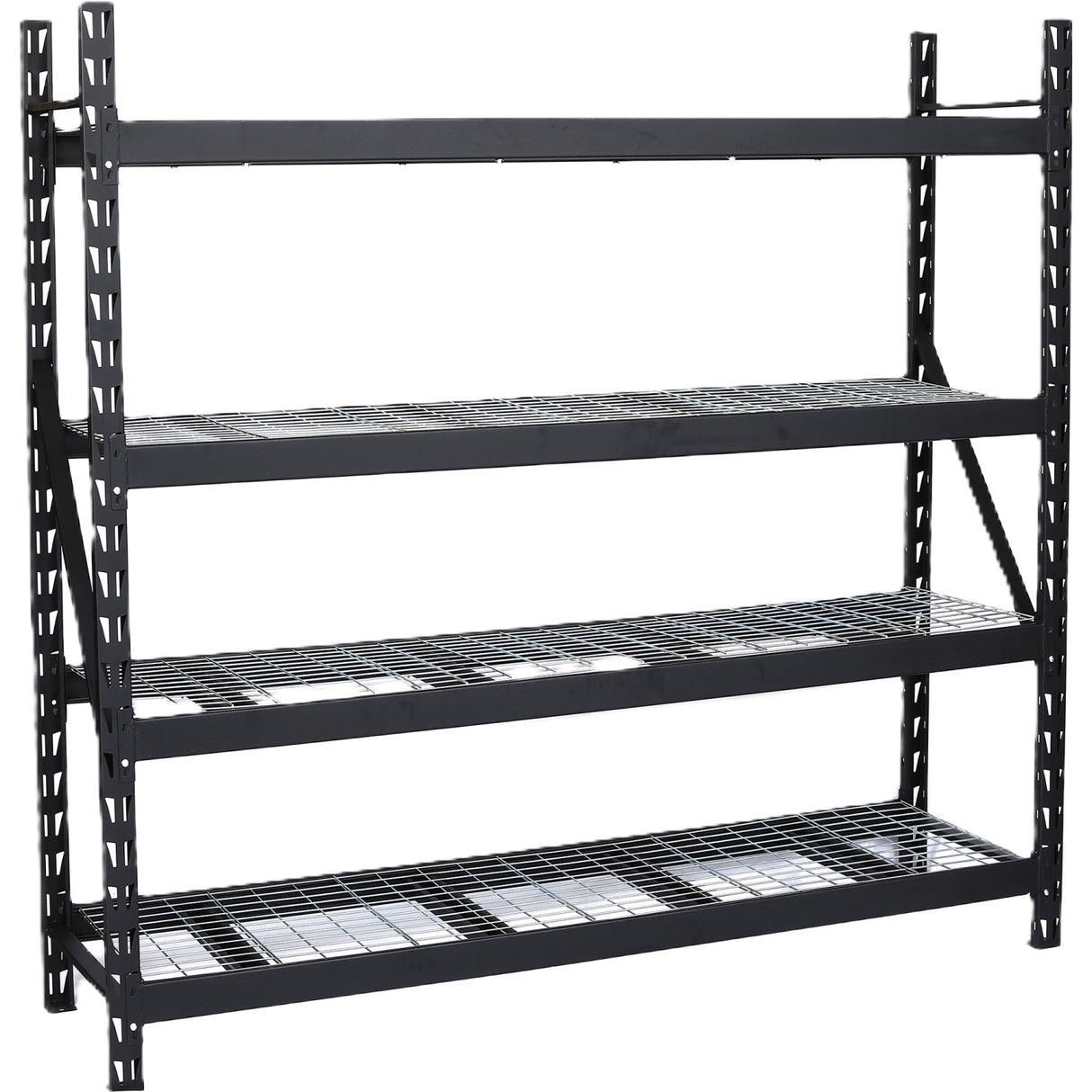 Industrial 4 Tier Heavy Duty Wire Shelving Unit 2400kg Capacity (600kg Per Shelf) 2000x600x2000mm | Kit86