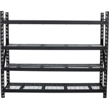 Industrial 4 Tier Heavy Duty Wire Shelving Unit 2400kg Capacity (600kg Per Shelf) 2000x600x2000mm | Kit86