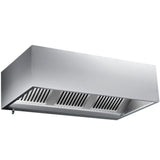 Commercial Extraction Canopy With Filter, Range Hood, Fan, Lights &Amp; 4 Speeds 1600mm |  Ap238 Z263 D