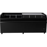 Commercial Horizontal Display Freezer With Shelves 750 Litres 2 Glass Doors 1900x850x850mm Ventilated Cooling Automatic Defrost | Kobe220