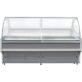 Serve Over Deli Counter Curved Glass Front Width 1200mm |  Kscp1208 Rcc