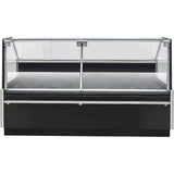 Commercial Curved Open Deli Serve Over Counter Straight Glass Front 1875x1135x1190mm | Bluel218