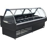 Serve Over Deli Counter Curved Glass Front Width 1980mm |  Kscp2009 Rcb