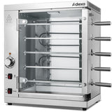 Commercial Electric Chicken Rotisserie Oven 5 Rods 3k W 760x380x700mm | Kte5 T