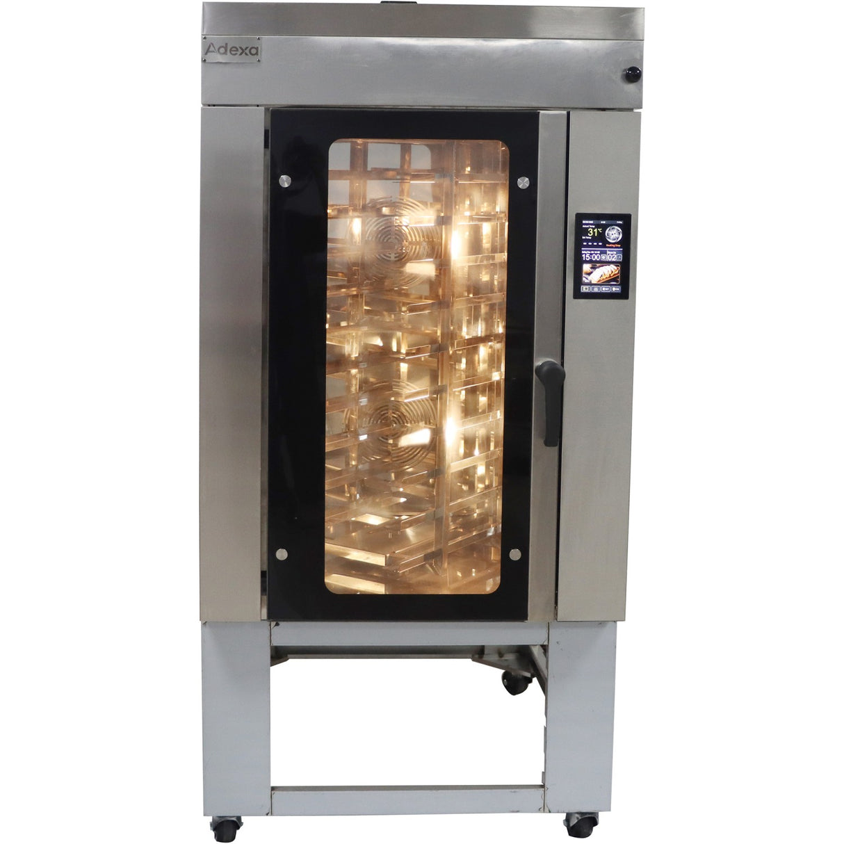 Commercial Rotary Convection Oven With Steam 10 Trays &Amp; Touch Panel 380 V 920x1230x1280mm | Lm10 Dx