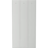 Commercial Grey Three Door Locker With Clothes Hanger, Fixed Shelf And Mirror 900x450x1800mm |  Locker3 Tw