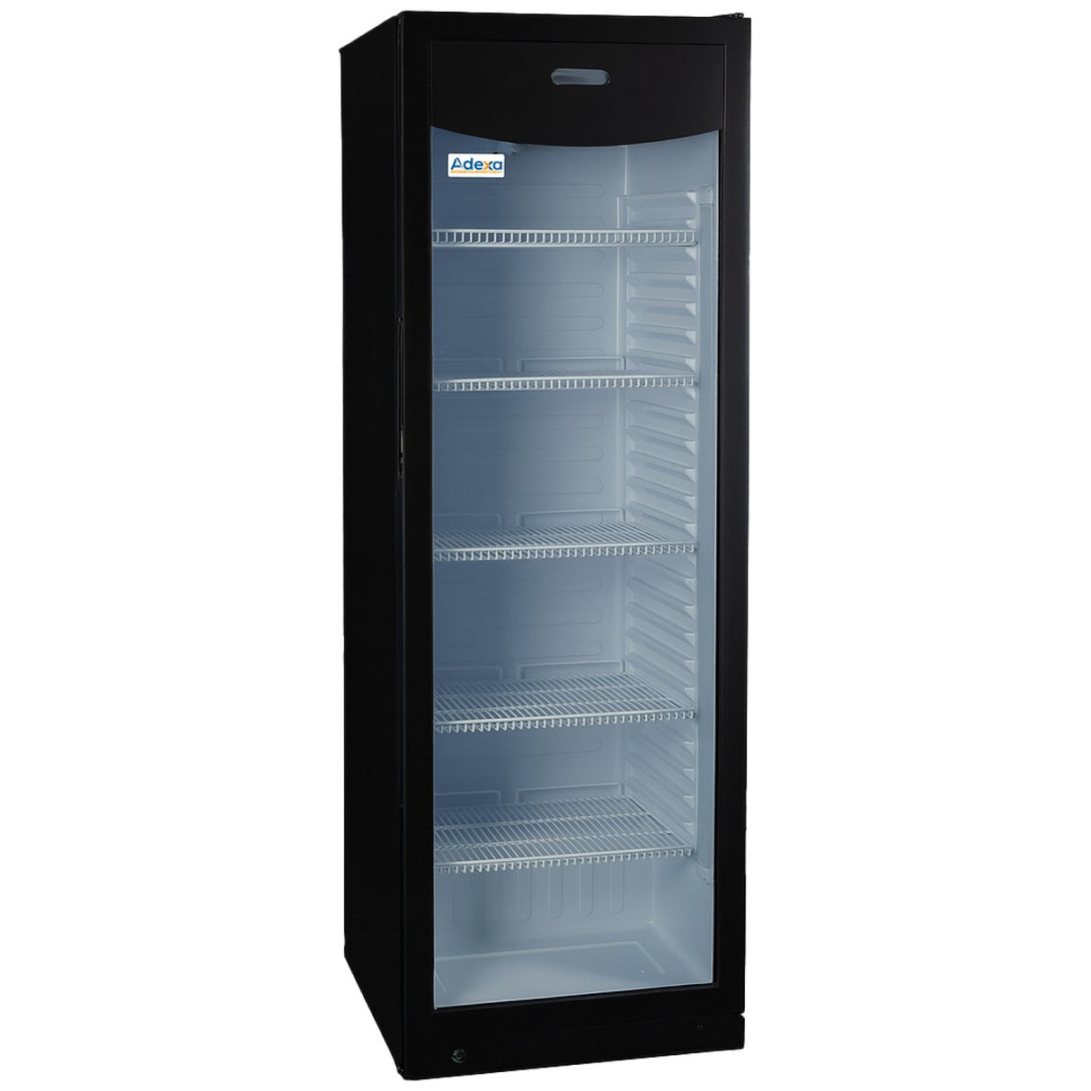 Commercial Bottle Cooler 382 Litres Upright Cabinet Glass Door Black | Lsc382 Wl