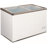 Commercial Display Chest Freezer Sliding Glass Lid 180 Litres |  Lvnt230