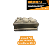 Lincat 6 Pot Wet Bain Marie Counter Top - Refurbished