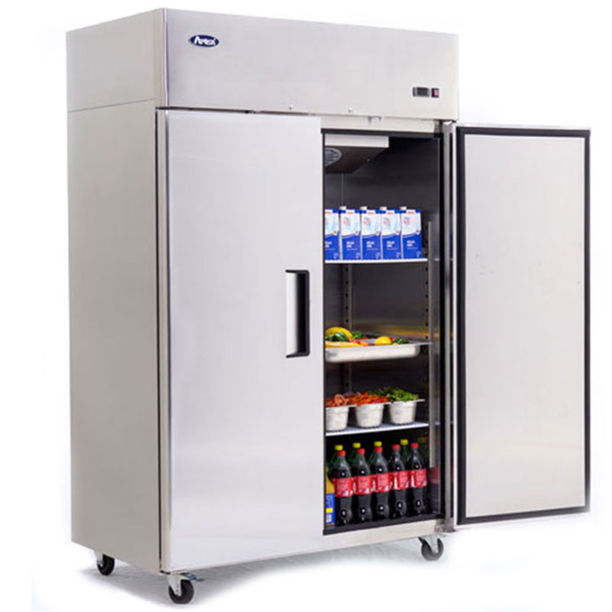 Atosa MBF8117HD Top Mounted Upright Double Door Refrigerator 1300 Litres