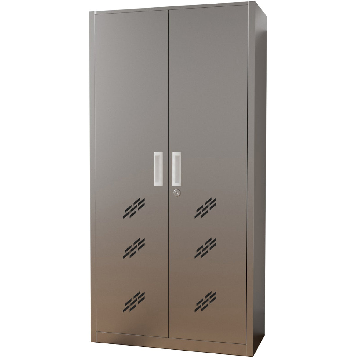 Commercial Stainless Steel Cleaning Cabinet 2 Doors 900x400x1800mm |  Mbss201 H1802 Dcc