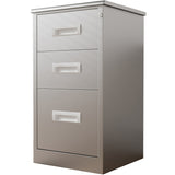 Commercial Stainless Steel Drawer Cabinet 3 Drawers 400x400x750mm |  MBSS201H753DWC