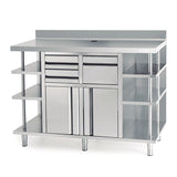 1468mm Wide Back Bar Coffee Storage Unit