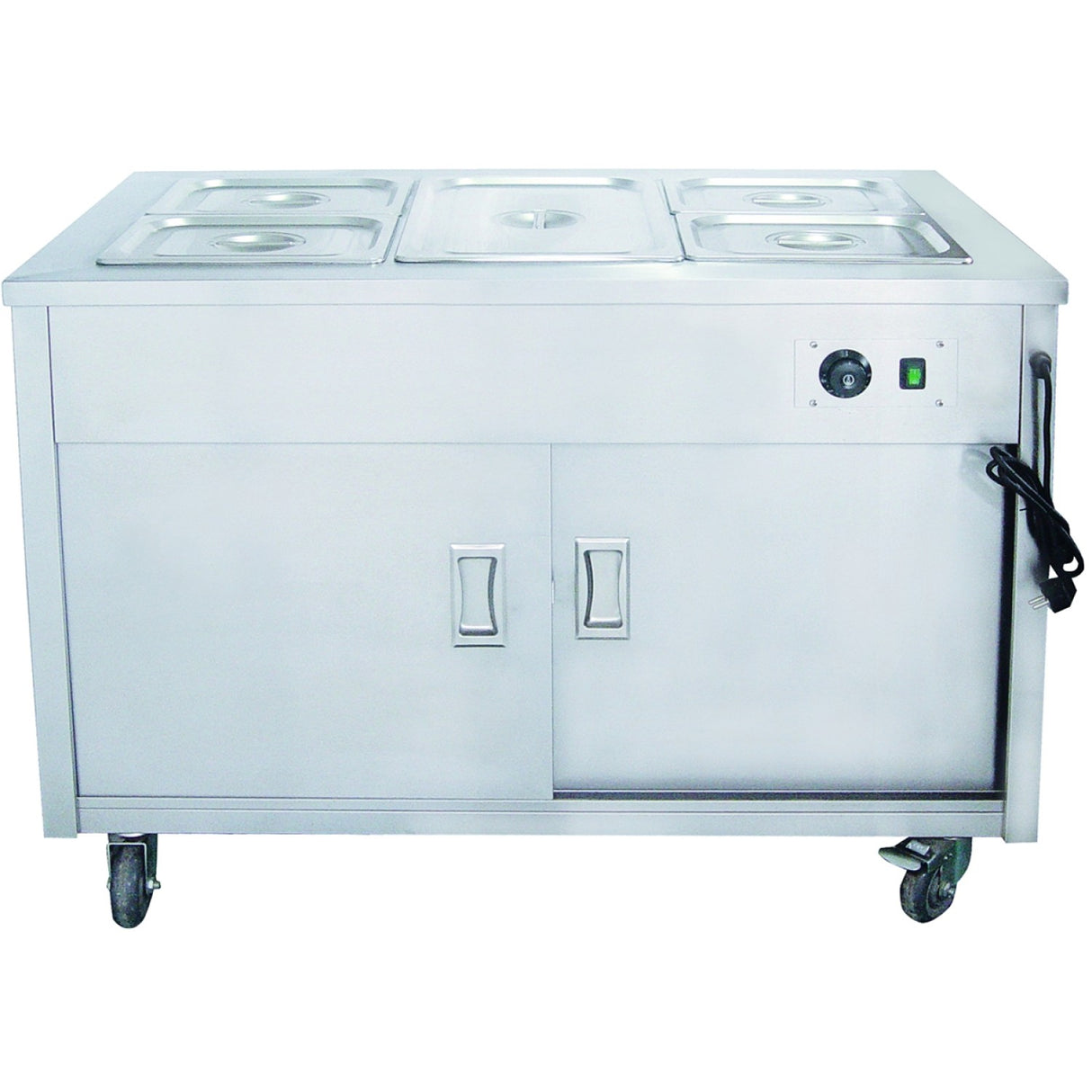 Mobile Dry Bain Marie On Cupboard 3x Gn1/1 |  Mh3