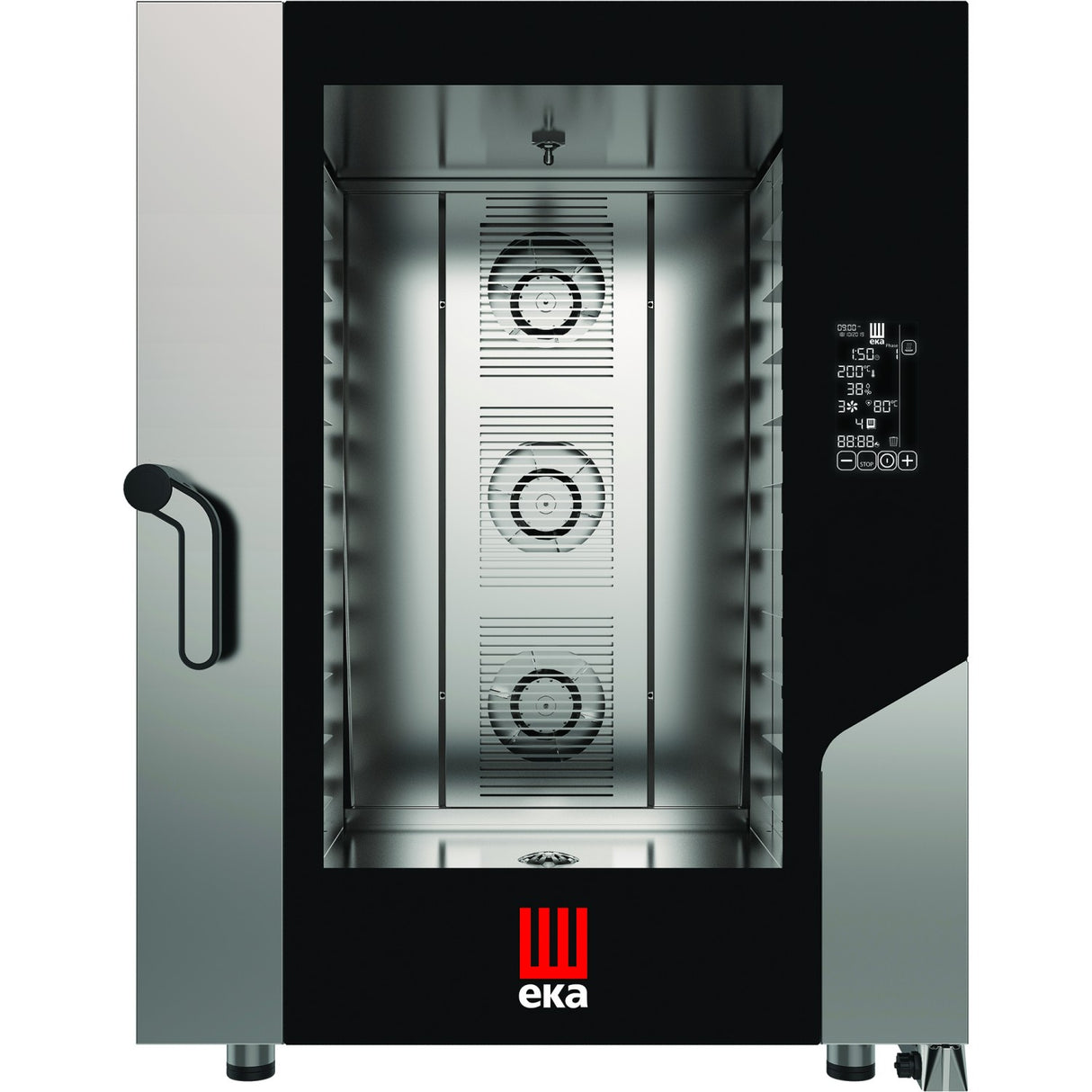 Professional Electric Combi Steamer Oven 20 Trays 1/1 Gn With Digital Touch Panel With Black Mask Technology |  Mkf1021 Bm