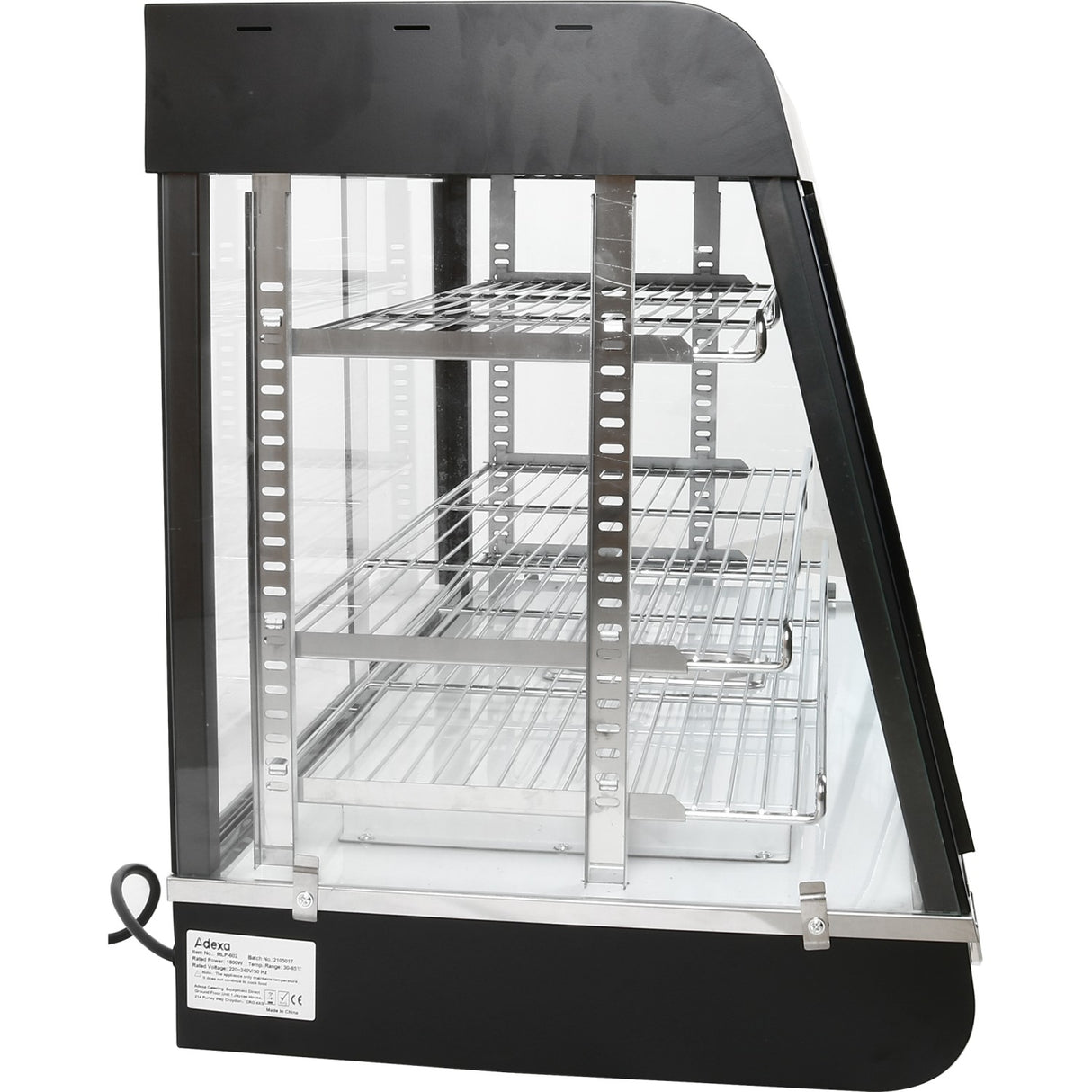 Commercial Heated Showcase Food Warmer 150 Litres Countertop |  Mlp602