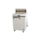 Atosa MSF8301GR Single Door Refrigerated Prep Table Including 8 x 1/6 Pans