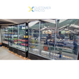 Commercial Triple Door Display Merchandiser Fridge 1147 Litres Black |  Multi155 Glass